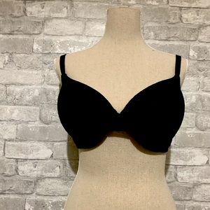 Victoria’s Secret PINK Convertible Lightly Lined T Shirt Bra Black Lace 36DD